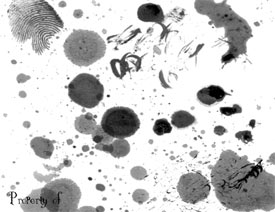 指纹和墨渍笔刷__最新资源笔刷下载_PSCEO影楼素材网