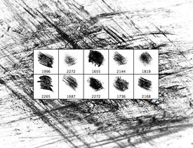 10款很有特色的笔触笔刷__最新资源笔刷下载_PSCEO影楼素材网